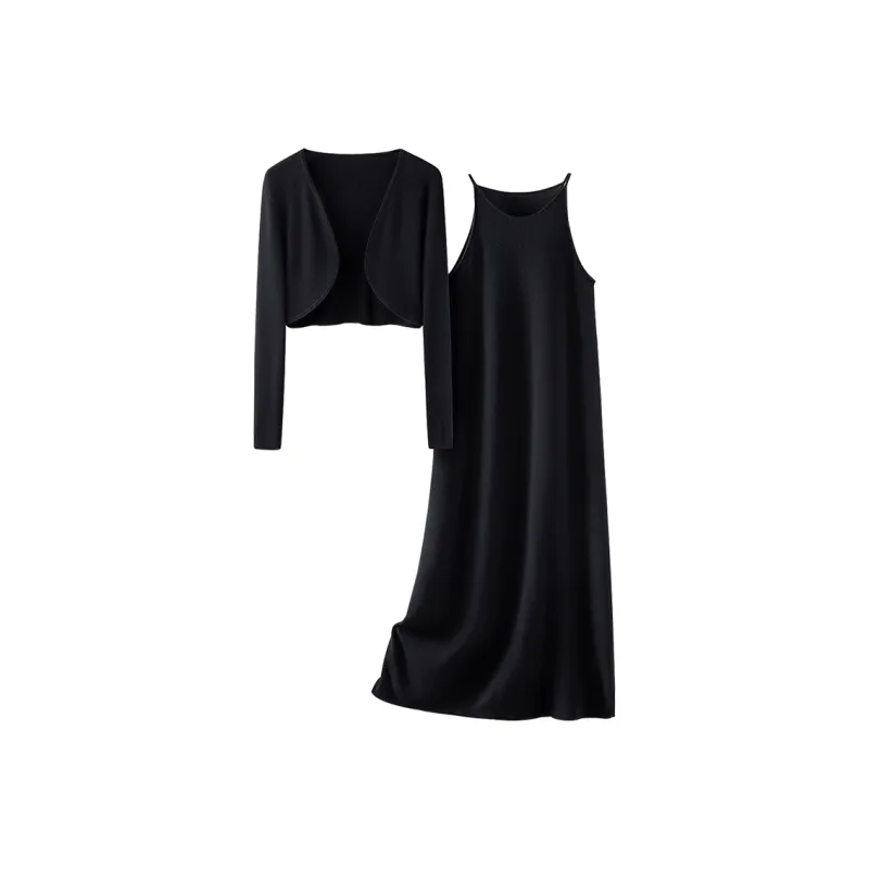 Cypress House Skirt Set Women's Black-0