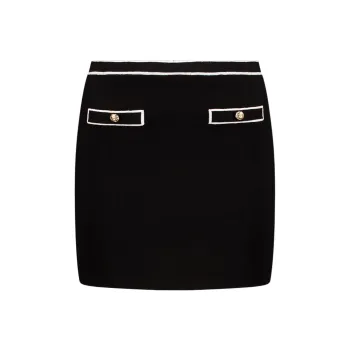 ALICE+OLIVIA Knitted Mini Skirt