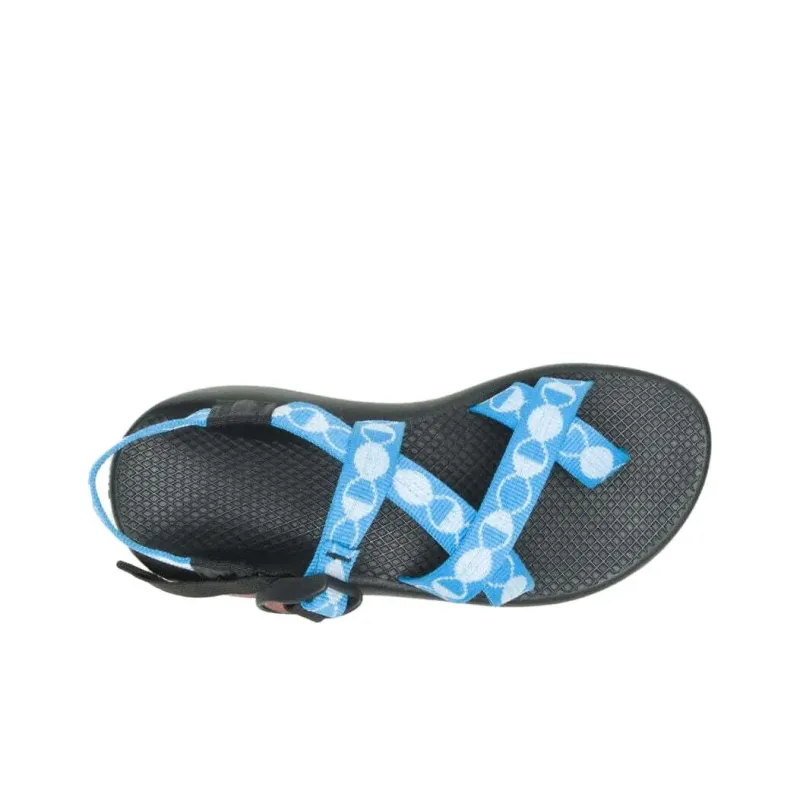 Chaco Classic Beach Sandals Women's Blue White-4