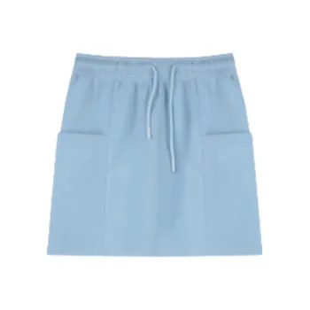 SOLIGHTER Casual Short Skirts Women's Baby Blue
