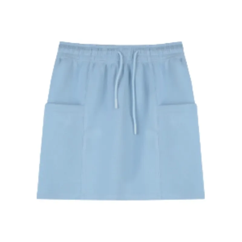 SOLIGHTER Casual Short Skirts Women's Baby Blue-0