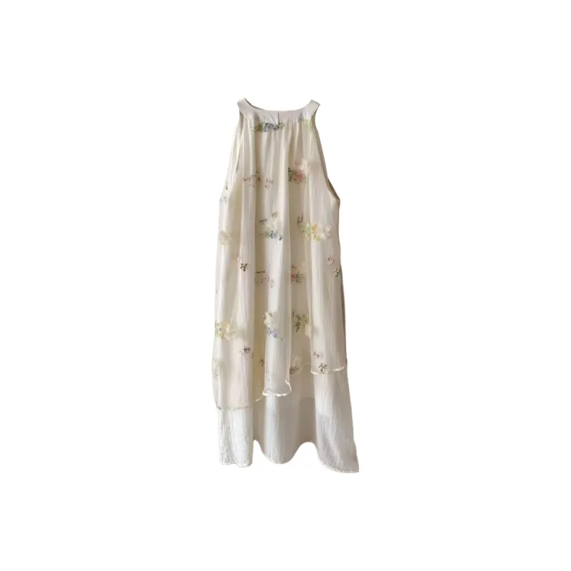 KEAB Sleeveless Dresses Women's White-0