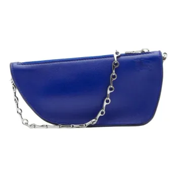 Burberry Lambskin Shoulder Bag Crossbody Bag Regular Women's Knight Blue
