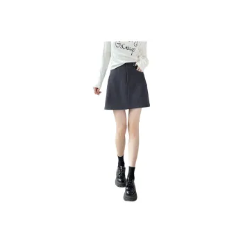 SITOL Casual Short Skirts Women's Gray