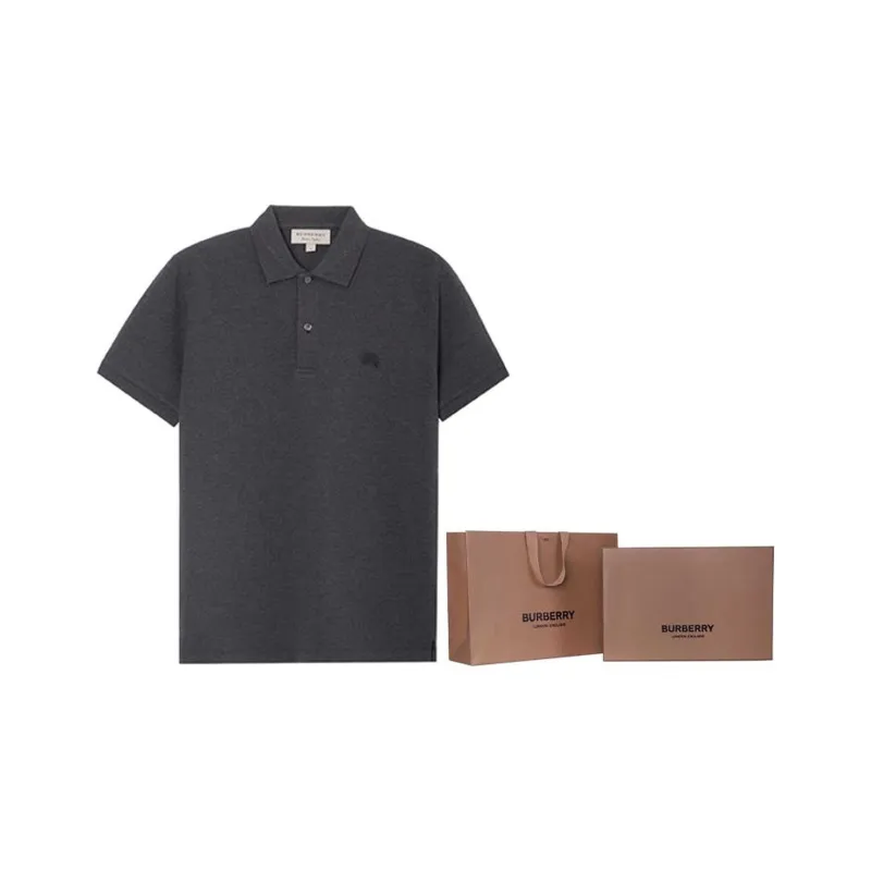 Burberry Polo Shirt Men's Dark Gray-6