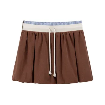 CHUU Casual Short Skirts Women's Coffee
