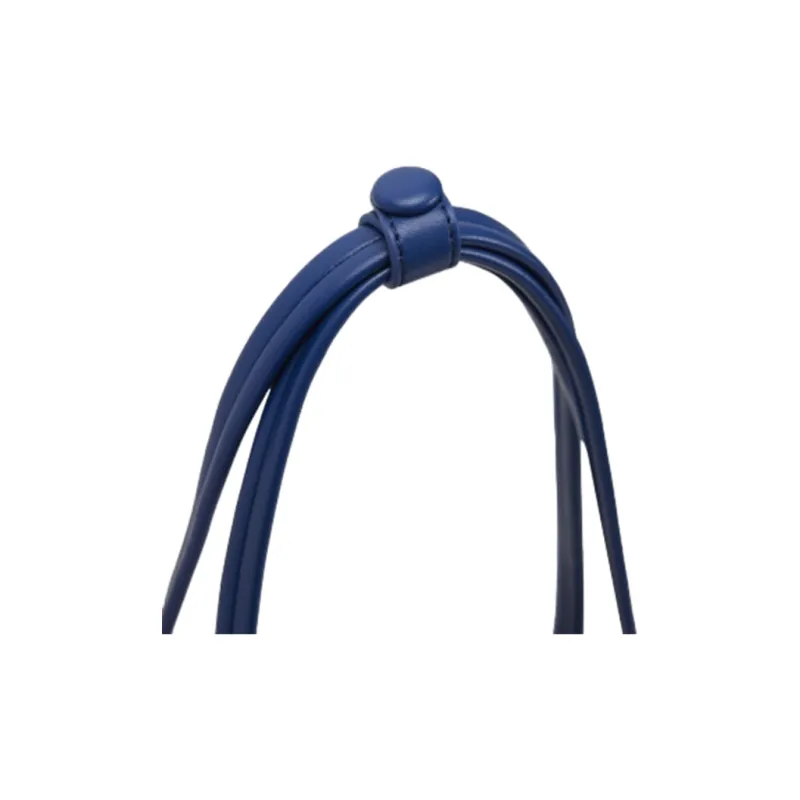 URBAN REVIVO Artificial Leather Boston Bag, Shoulder Bag Medium Size Women's Total Crimson/Royal Blue-8