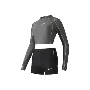 XTEP Two Piece Swimsuits Women's Gray
