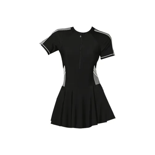 Hao Zhilang One Piece Swimsuits Women's Black