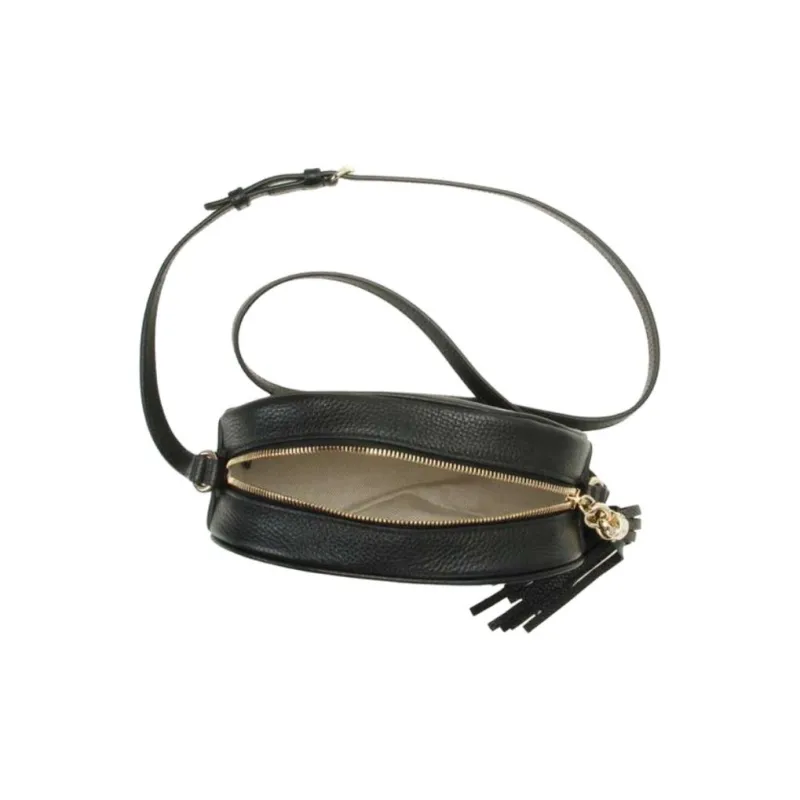 GUCCI Soho Calfskin Shoulder Bag Women's Black-3