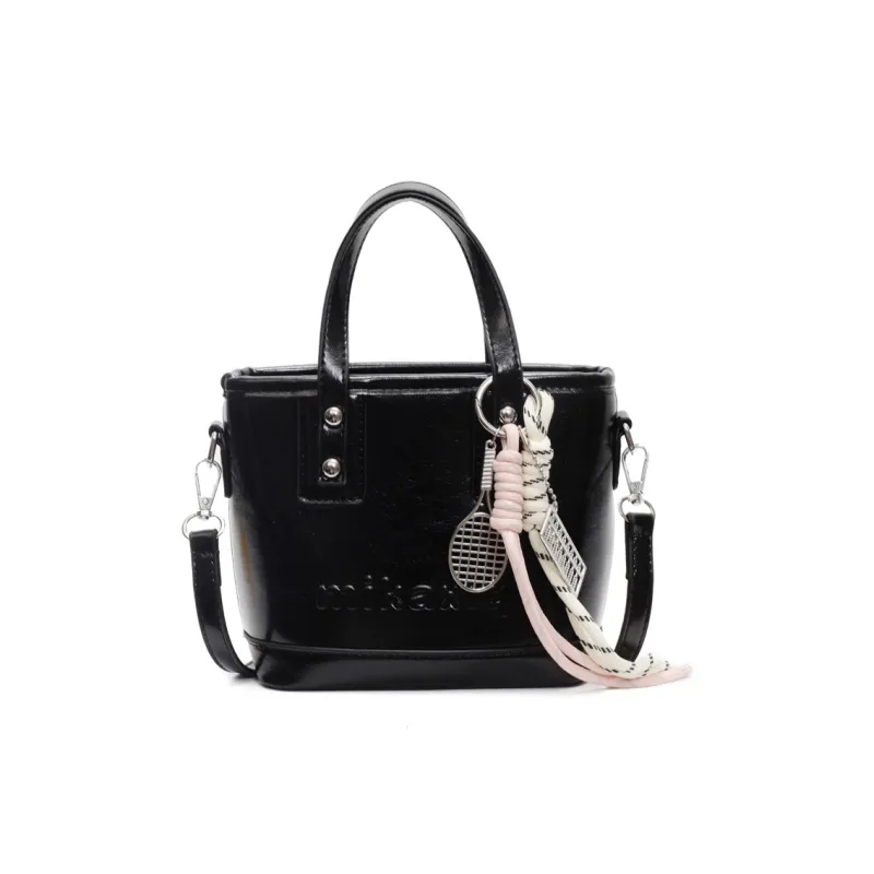TOUTSEUL YOLO PU One Shoulder Handbag Women's Ecru/Black/Pink/Coffee-5