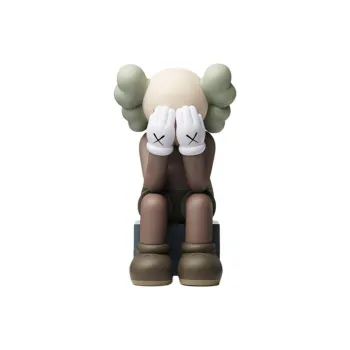 KAWS Passing Through Open Edition Vinyl Figure Black/Brown/Grey Set