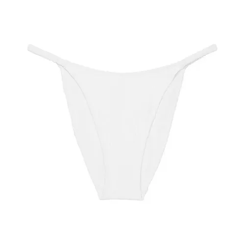 Victoria's Secret PINK SCRUNCHIE STRING BIKINI BOTTOM / Optic White Swimming Shorts Women's Optical White