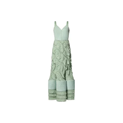 LOUIS VUITTON Mermaid Hem Flounce Gown