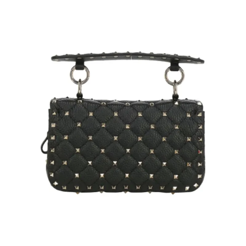 Valentino Leather One Shoulder Handbag Regular Women's Black-2