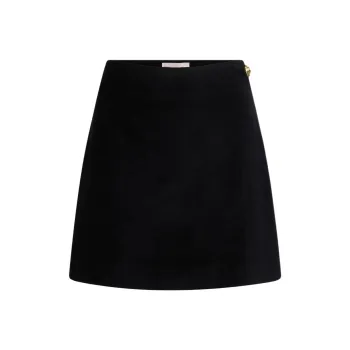Rouje FW24 ODETTE SKIRT Casual Short Skirts Women's Black