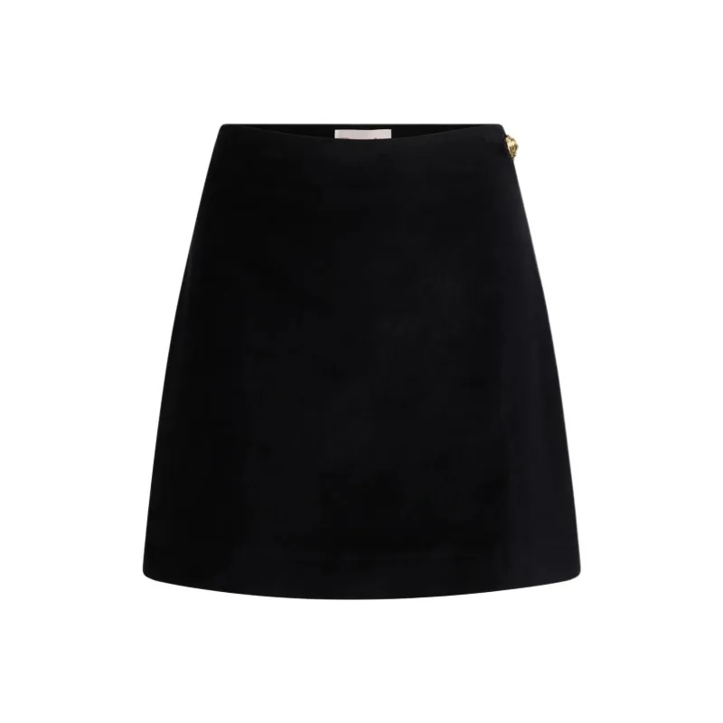 Rouje FW24 ODETTE SKIRT Casual Short Skirts Women's Black-0
