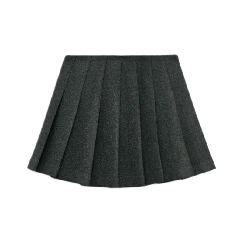 ZARA Casual Short Skirts Women's 1Zebra Print Gray-0