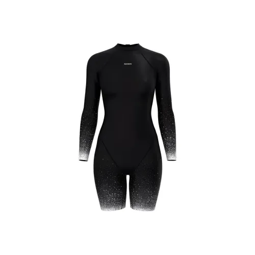 TOSWIM One piece Swimsuit Women's Deep Sea Fluorescent