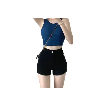 Concubine Zhu Denim Shorts Women's Black