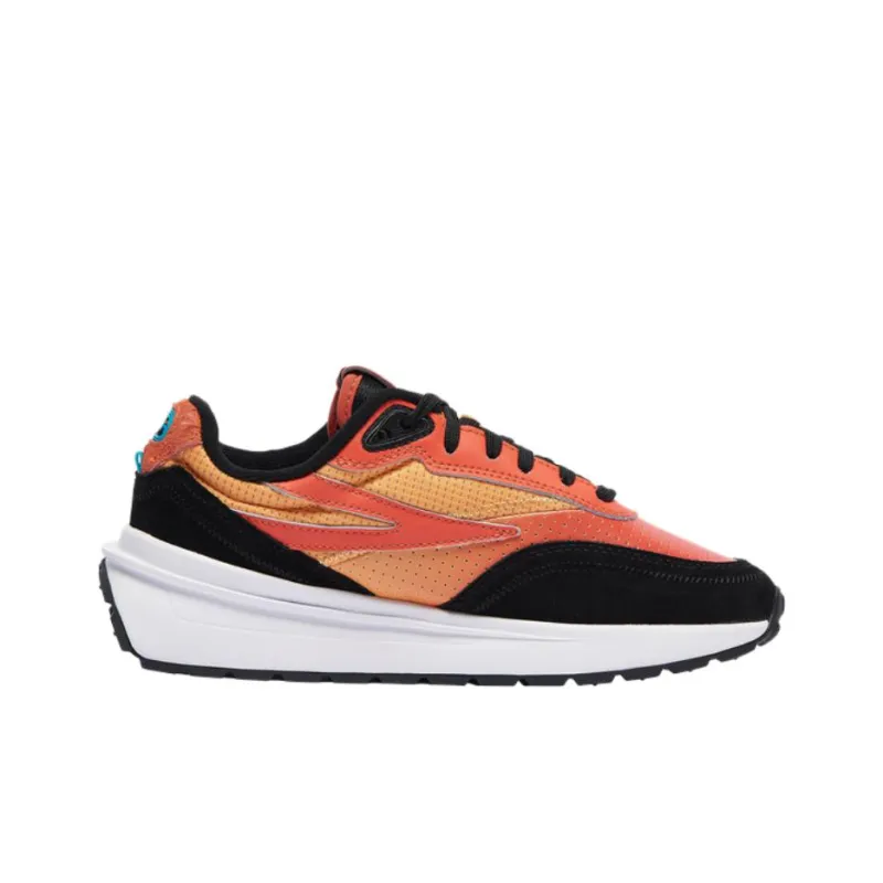 FILA Renno Cushioning Slip Resistant Low Top Running Shoes Men's Orange-1