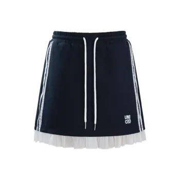 UNIFREE Casual Short Skirts Women's Navy Blue