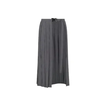DIOR Belted Pleated Skirt