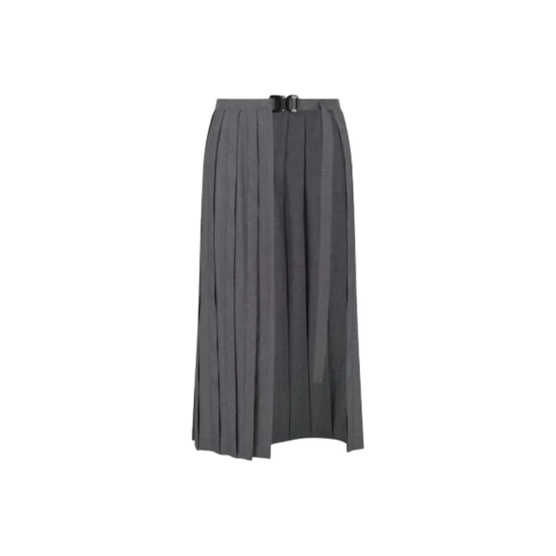 DIOR Belted Pleated Skirt-0