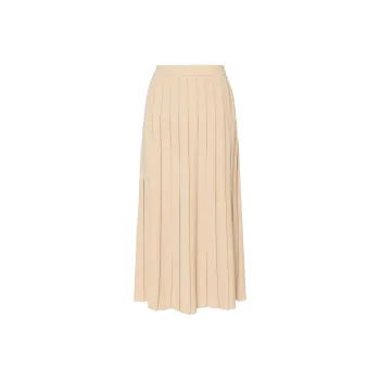 MaxMara Luisa Pleated A Line Skirt