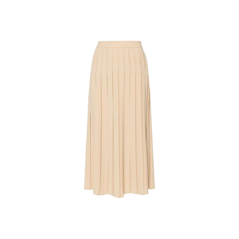 MaxMara Luisa Pleated A Line Skirt-0