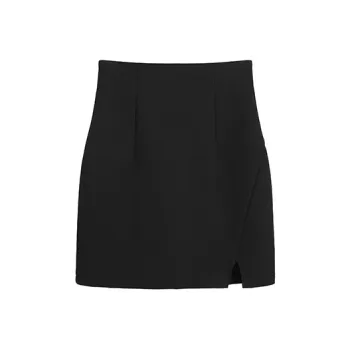 PAIN OR PLEASURE Casual Short Skirts Women's Black
