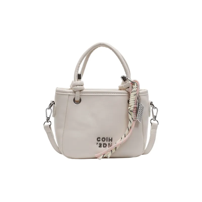 TOUTSEUL YOLO PU Crossbody One Shoulder Handbag Women's Ancora Red/Ecru/Silver/Black/Pink-17
