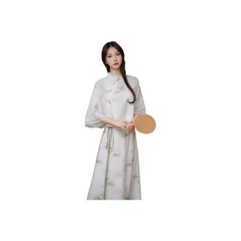 XIANSINIAO Two Piece Skirt Sets Women's Light Green