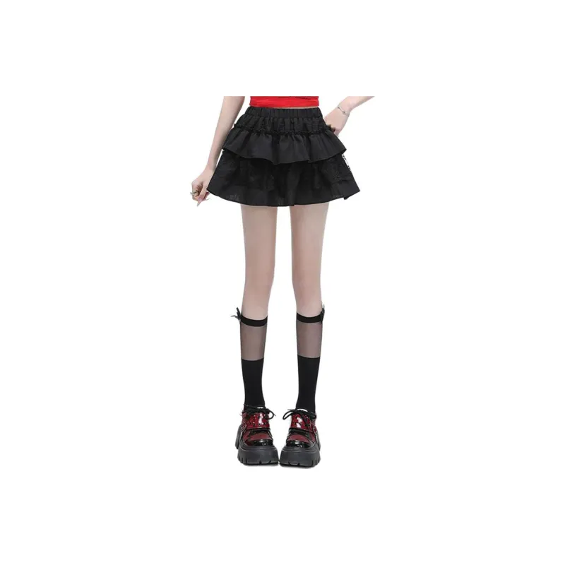 ST&SAT Casual Short Skirts Women's Black-0