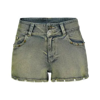 Guuka Hero Denim Shorts Women's Nostalgic Blue