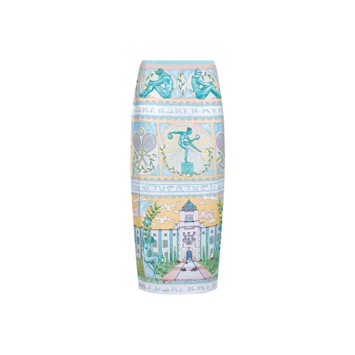 CASABLANCA Vase Midi Pencil Skirt