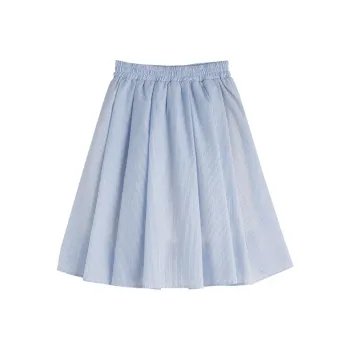 Tonlion Casual Short Skirts Women's Light Blue