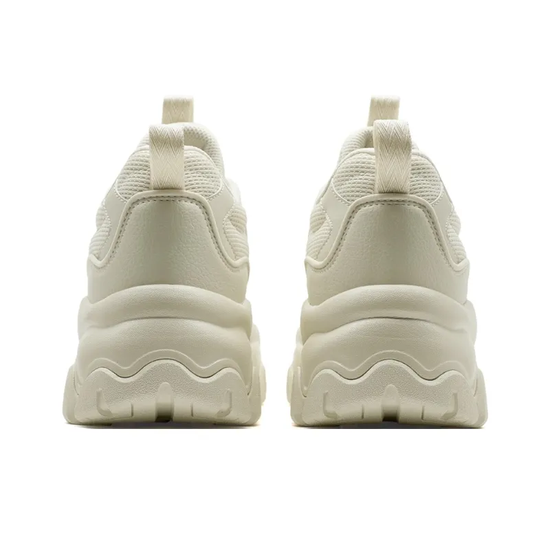 XTEP Hi 6 Shoes Lightweight Anti Slip Low Top Casual Shoes Women's Tea White Camellia Brown-4