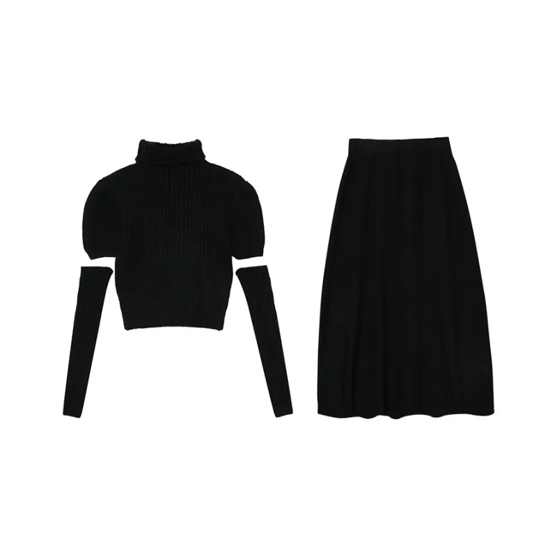 BVODE Two Piece Skirt Sets Women's-5