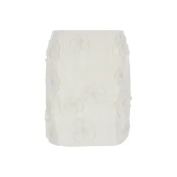 Rotate Sequin Flower Embellished Mini Skirt