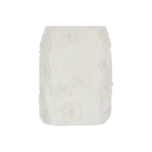Rotate Sequin Flower Embellished Mini Skirt