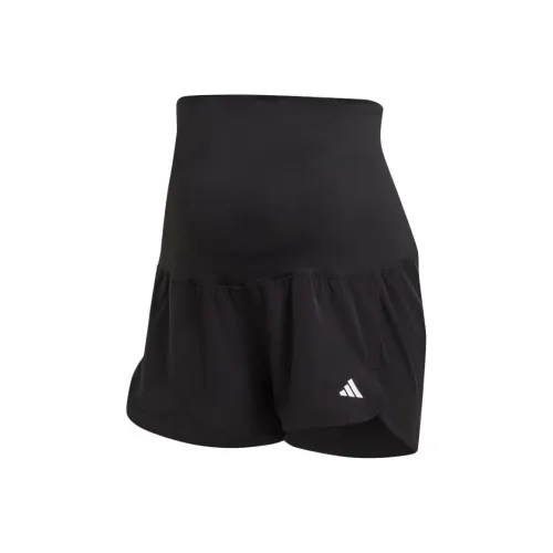 Adidas Free Shipping With AdiClub Pacer Woven Stretch Training Maternity Shorts