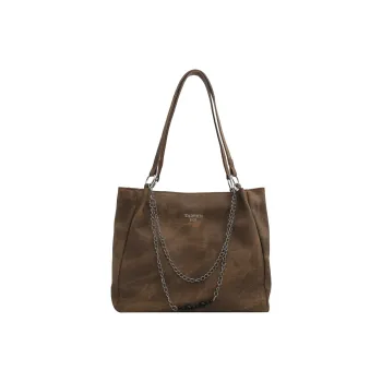 FCTOSSR PU Shoulder Bag Women's Gray/Black/Brown