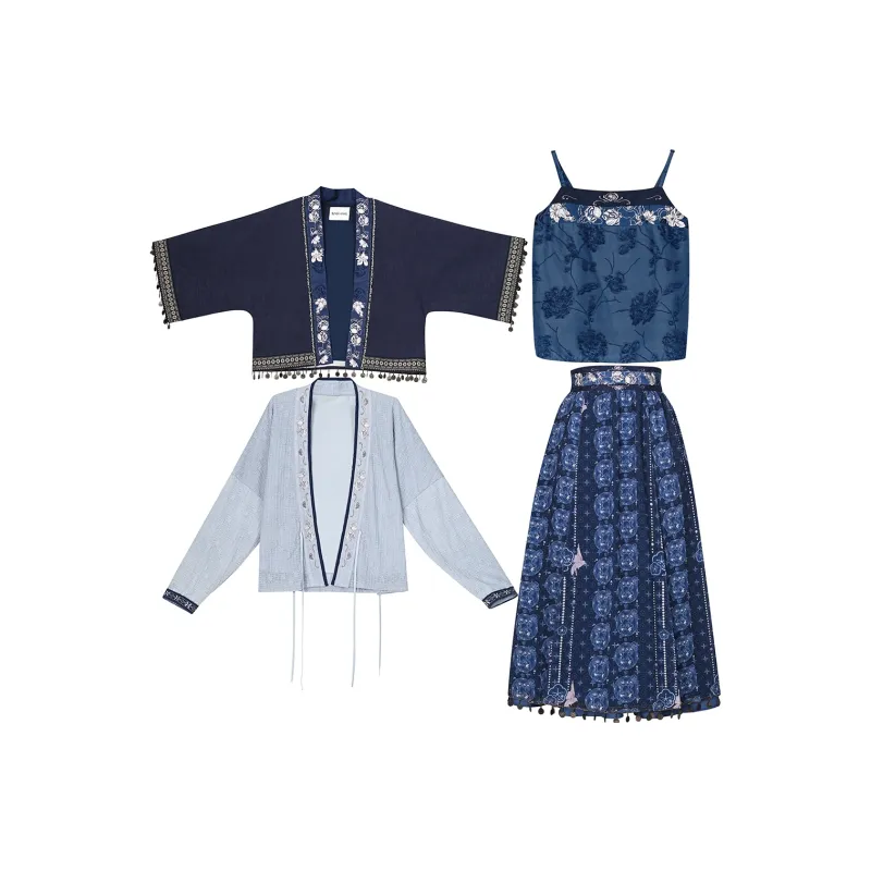 Snbl Skirt Set Women's Miajiang Girlish-0