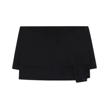 WE11DONE Casual Short Skirts Women's Black