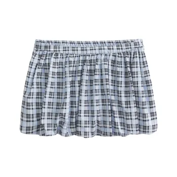 Hollister Casual Short Skirts Women's Light Blue