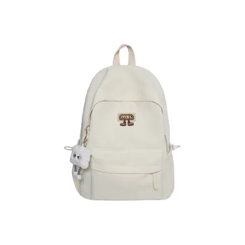 Kaka Tree Nylon Backpack Large Size Unisex Black/White/Pink/Blue/Yellow