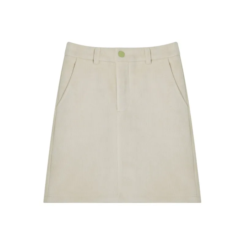 E.land Casual Short Skirts Women's Ivory White-0