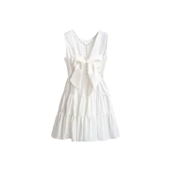 KEAB Sleeveless Dresses Women's White