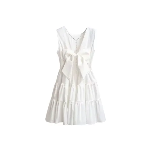 KEAB Sleeveless Dresses Women's White